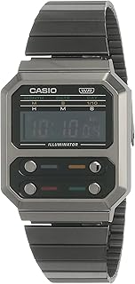 Montre casio a100wegg 1adf, noir, noir