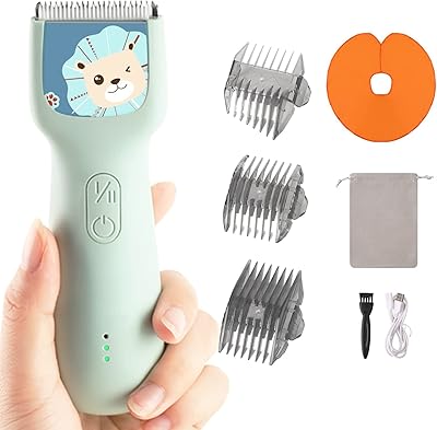Tondeuse à cheveux pour bébé tondeuse silencieuse pour enfants sans fil et étanche