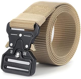 Ceinture tactique militaire en nylon pour hommes joxer yike, ceinture en toile robuste