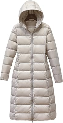 Wodow doudoune femme longue doudoune épaisse vestes en duvet de canard blanc manteaux
