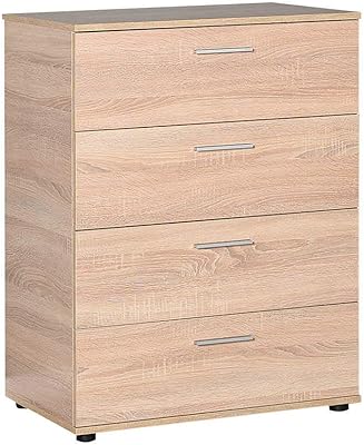 Adore furniture trendline armoire à tiroirs avec 4 tiroirs, dimensions 73 cm x