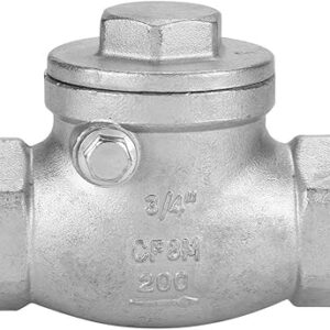 ROBINET À BILLE EN ACIER INOXYDABLE, VANNE UNIDIRECTIONNELLE 3/4" DN20, VANNE HORIZONTALE AUTOMATIQUE