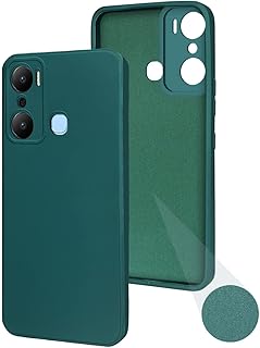 Coque arrière antichoc en caoutchouc de silicone souple avec finition mate et doublure