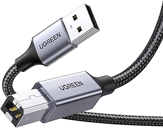 Câble d'imprimante usb 2.0 a vers usb b tressé ugreen compatible