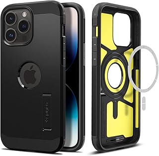 Coque spigen tough armor (magfit) compatible avec magsafe conçue pour iphone 14 pro