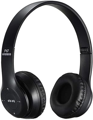 Casque bluetooth sans fil rechargeable ncr p47 5.0+ edr, casque pliable avec microphone