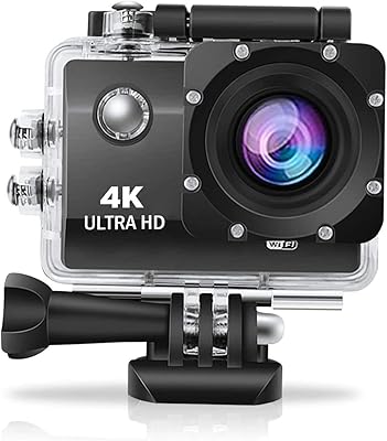 Caméra d'action 4k caméra de sport ultra hd 16mp étanche wifi, caméra sous-marine