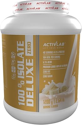 Activlab 100% isolate de luxe 1,2kg, 85% protéines, 40 portions x 25g |