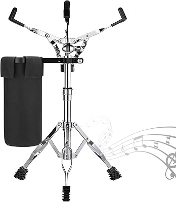 Support de batterie lunaat avec support pour baguettes de batterie d'entraînement réglable