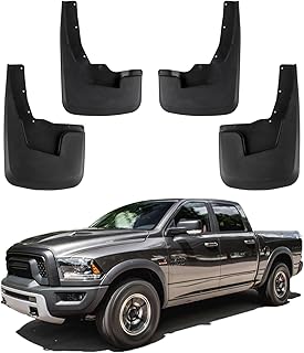 Garde-boue pjsa compatibles avec dodge ram 1500 2019-2022 avec accessoires de garde-boue