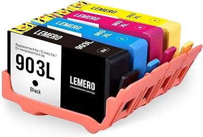 4 cartouches d'imprimante remanufacturées lemero 903l 903xl compatibles avec l'imprimante tout-en-un hp officejet pro 6950 6960 6970 6860 6868 6975 6978. Votre shopping simplifié de A à Z avec Diaytar