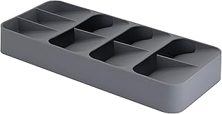 Organiseur de couverts en plastique royalford avec espaces de rangement rf10928 avec 9