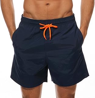 Short de plage à séchage rapide ecgk pour hommes avec poches