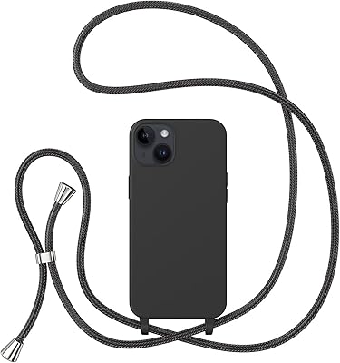 Infosun coque de protection pour iphone 14 plus avec sangle bandoulière sangle