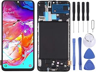 Écran lcd tft pour samsung galaxy a70, assemblage complet avec cadre, ne prend