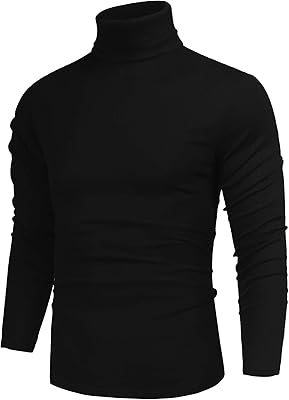 Pull tricoté thermique décontracté à col rond et coupe ajustée pour hommes