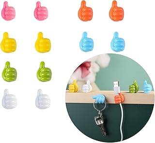 Crochets muraux pour suspension murale, 12 pièces, clips de rangement de câbles auto-adhésifs