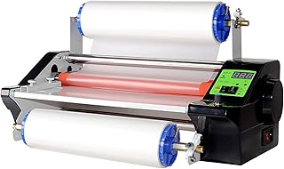 Machine de plastification thermique simple face avec affichage numérique, épaisseur de 0 à