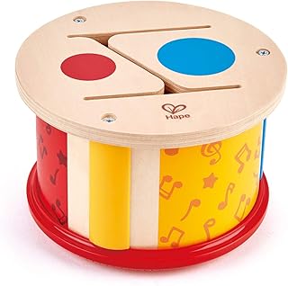 Tambour de hanche double face | instrument de batterie musicale en bois double