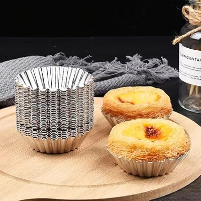 Moule à tarte aux œufs en aluminium urbazaar, 30 moules à cupcakes