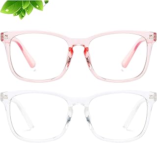 Lunettes anti-lumière bleue pour enfants, lunettes de jeu pour ordinateur et télévision