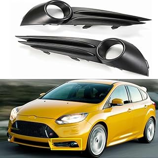 Deux accessoires de voiture, couvercle de phare antibrouillard pour pare-choc avant, calandre