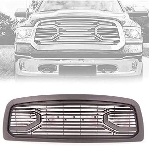 Pour dodge ram 1500 2009-2012 grille de pare-chocs avant, raccords centraux de grille de remplacement, grilles de course, accessoires de style de carrosserie de couvercle d'aération. Diaytar : L'excellence du service, la douceur des prix