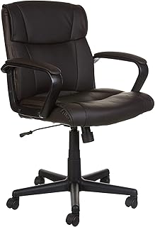 Chaise de bureau rembourrée à dossier moyen mahmayi hl-002566 mobilier de bureau