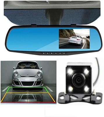 Caméra de miroir de voiture dvr shokah® black box, caméra de tableau
