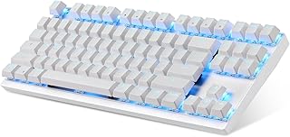 Clavier mécanique sans fil/filaire motospeed gk82 87 touches rétroéclairage led et touches bleues