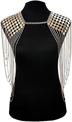 Ensemble de bijoux de corps avec chaîne d'épaule pour filles oulii beach bikini