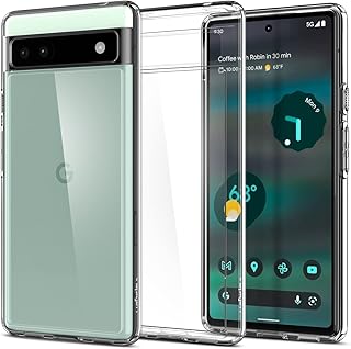 Coque spigen ultra hybrid conçue pour google pixel 6a (2022) - transparente