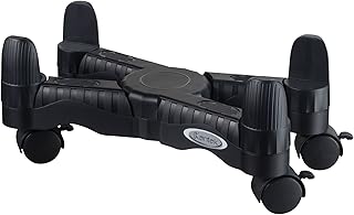 Support de processeur mobile cantic avec largeur réglable et roues verrouillables, 16" l