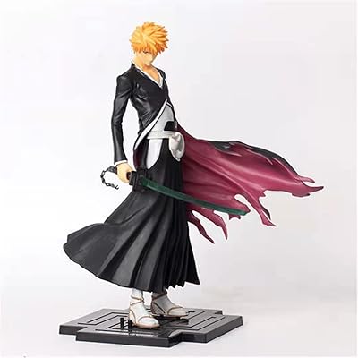 Figurine pvc bleach kurosaki ichigo, 22 cm de la collection anime