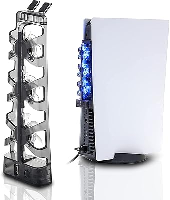 Ventilateurs de refroidissement castowave ps5, ventilateur de refroidissement horizontal compatible avec le disque