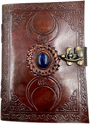 Journal en cuir vintage fait main overdose avec motif ombre, carnet de croquis