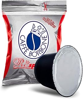 Capsules de café mélange rouge compatibles avec nespresso de café bourbon 50 capsules