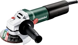 Meuleuse d'angle professionnelle metabo wq 1100-125 (610035000) en boîte avec écrou à serrage