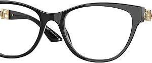VERSACE GRECA VE 3292 LUNETTES DE SOLEIL POUR FEMME MONTURES NOIRES 54/18/140, NOIR