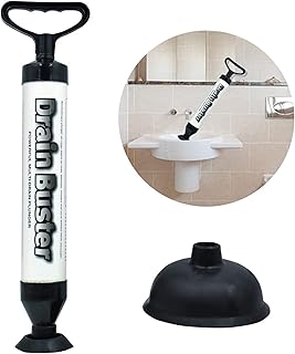 Plongeur d'air de toilette dren, piston de vidange puissant avec 2 types