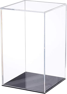 Boîte de présentation en verre pour figurines d'action, boîte en acrylique transparent
