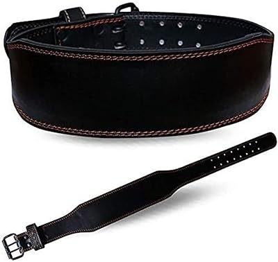 Ceinture d'haltérophilie réglable en cuir pour entraînement à domicile squat musculation de fitness