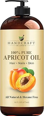 Huile de noyau d'abricot 100 % pure - grand 16 oz - qualité