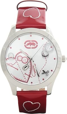 Montre décontractée marc ecco pour femme, analogique, cuir - e08505l2