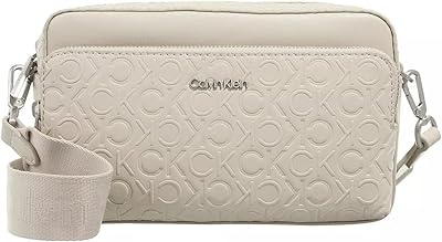 Sac calvin klein crossover pour femme, stoney beige, taille unique, sacs