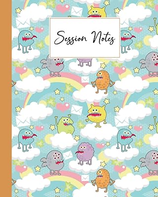 Journal de notes de séance : monstres mignons un journal bord pour enregistrer