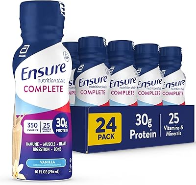 Assurez-vous d'un shake nutritionnel complet 30 g de substitut de repas protéiné avec des nutriments pour la santé immunitaire 10 fl oz, vanille, 24 unités. Diaytar : Acheter moins cher n'a jamais été aussi facile