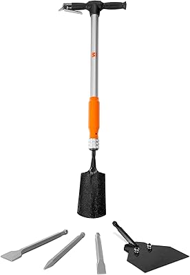 Outil pneumatique multifonction win 5 en 1 avec accessoires pour grattoir, pelle