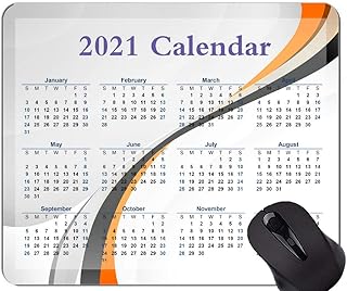 Tapis de souris calendrier galaxy 2021 avec bord cousu tapis en caoutchouc