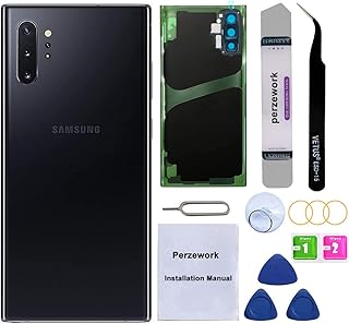 Pièce de rechange en verre arrière oem perzework pour samsung galaxy note 10+